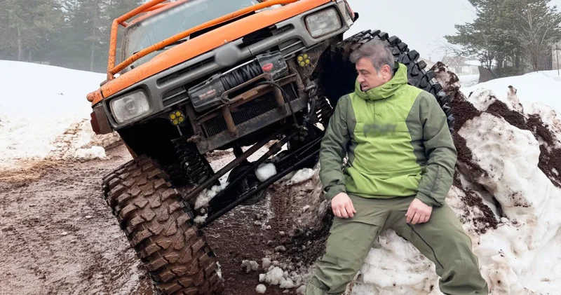 Turgut Tunçalp, Bolu da off road yaptı