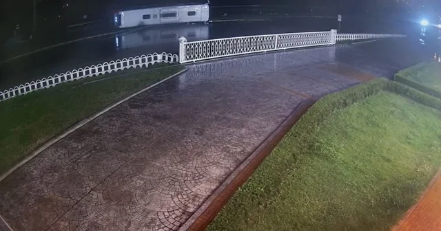 Yolcu otobüsünün yan yattığı kazanın görüntüleri ortaya çıktı Samsun Haberleri