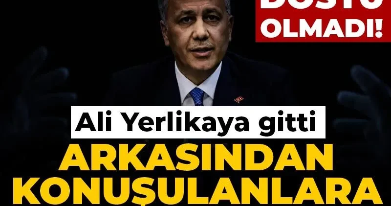 Ali Yerlikaya gitti arkasından konuşulanlara kimse inanamadı! Yine düşenin dostu olmadı
