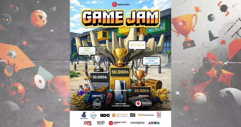 ODTÜ KALTEV GAME JAM 2026: KKTC Oyun Ekosistemi Uluslararası Sahneye Taşınıyor