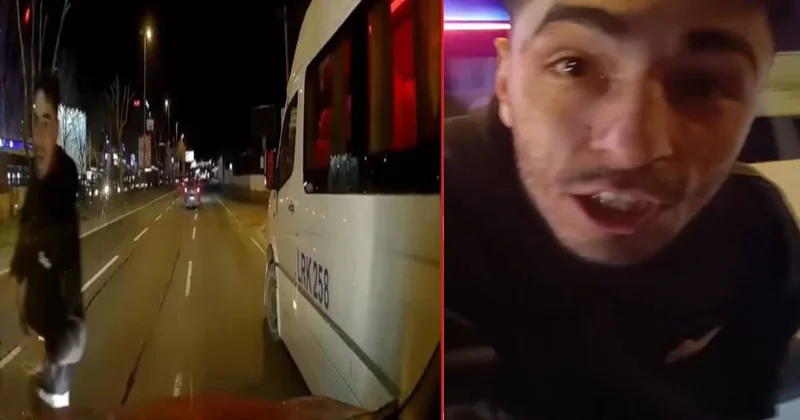 Maganda minibüs şoförü Beşiktaş ta terör estirdi Sözcü Gazetesi