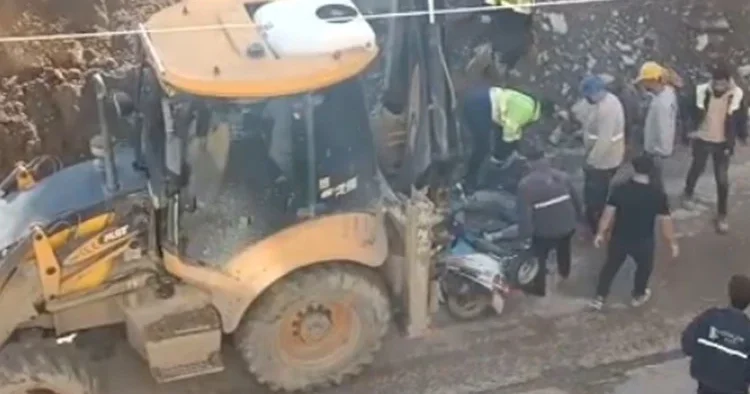 Kepçenin geri manevrası can aldı