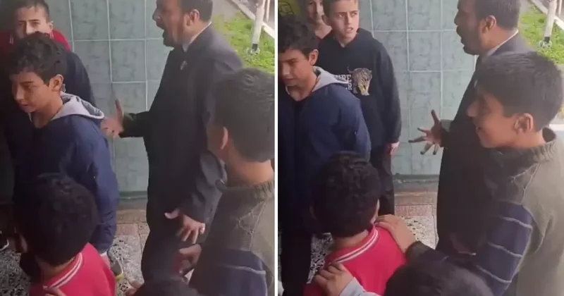 Viral olan köy öğretmeni! Videoya izleyenler şaşırıyor