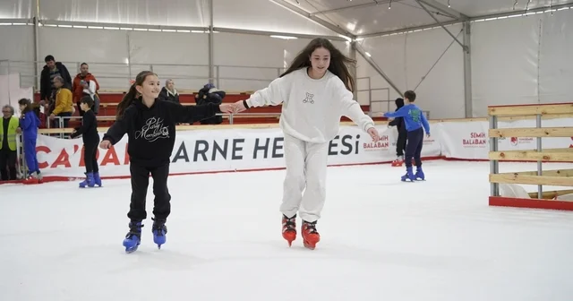 Yunusemre de 7 17 yaş arası çocuklara ücretsiz buz pateni fırsatı Manisa Haberleri