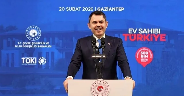 Bakan Kurum: Biz lafla değil, eserle konuşuyoruz Gaziantep Haberleri