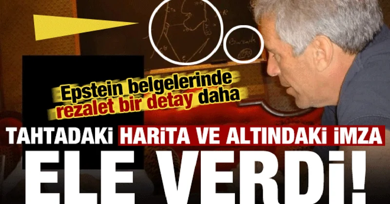 Tahtadaki harita ve atılan imza ele verdi! Epstein belgelerinde bir rezalet detay daha...