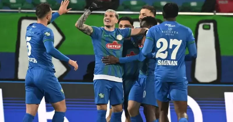 Çaykur Rizespor 6 maçlık galibiyet hasretini bitirdi
