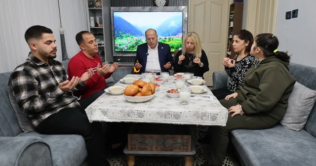 Başkan Demirçalı, iftarda Ateş ailesinin misafiri oldu Adana Haberleri