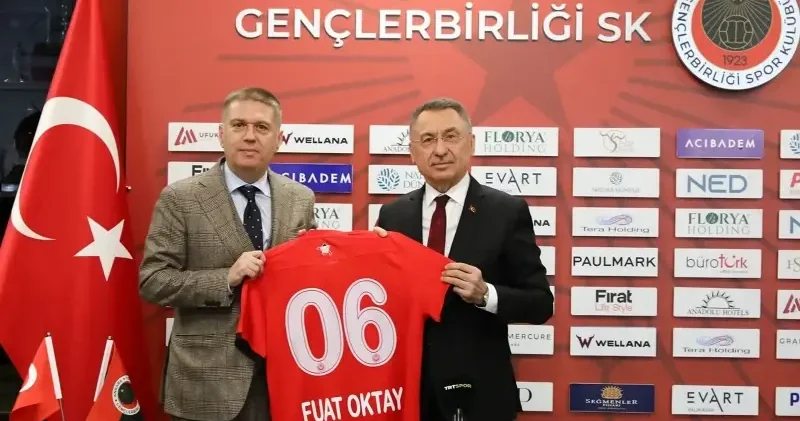 Fuat Oktay dan Gençlerbirliği ne hayırlı olsun ziyareti Futbol Haberleri
