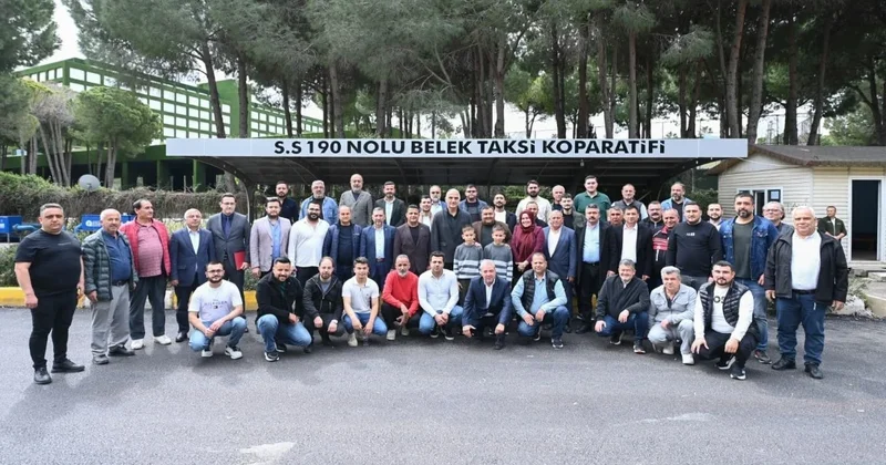 Belek’te geleneksel bayram buluşması! Taksicilerle kritik başlıklar ele alındı