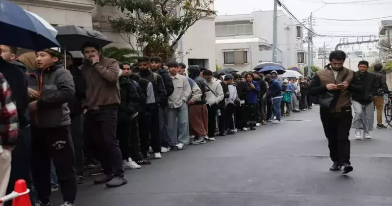 Tokyo Camii nde bayram namazı yoğun katılım nedeniyle 5 kez kılındı