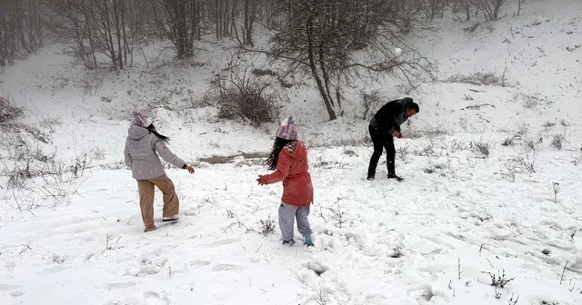 Tekirdağ da Ganos Dağı nda kar kalınlığı 10 santimetreye ulaştı Tekirdağ Haberleri