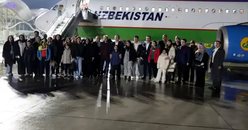 160 depremzede Özbekistan ın misafiri oluyor! Hatay dan uğurlandılar