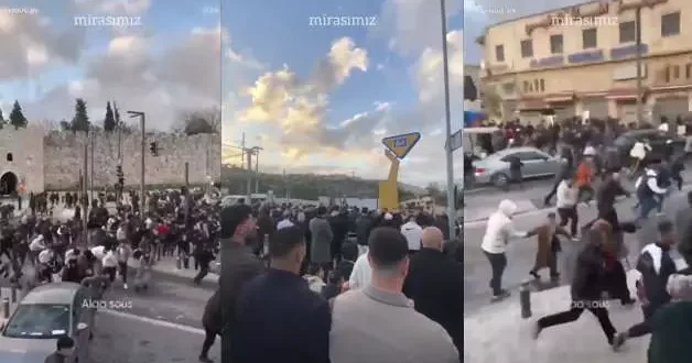 Mescid i Aksa da yasak! Müslümanlar bayram namazı kılarken saldırdılar!