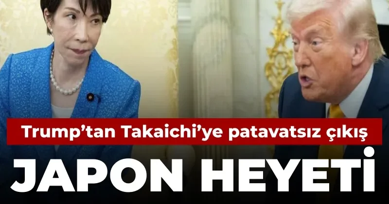 Trump tan Takaiçi ye patavatsız çıkış: Japon heyeti dondu kaldı