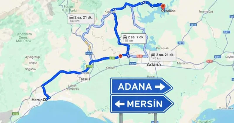 Adana Mersin arası 25 dakikaya düşüyor