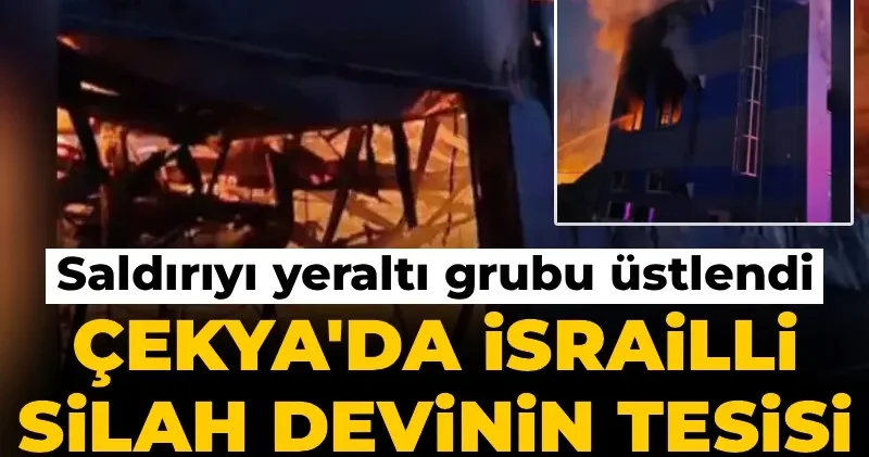 Çekya da İsrailli silah devinin tesisi ateşe verildi: Saldırıyı yeraltı grubu üstlendi