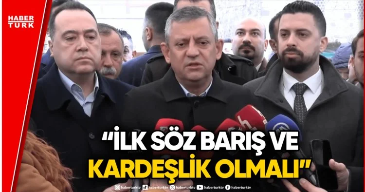CHP Genel Başkanı Özgür Özel den Bayram Mesajı