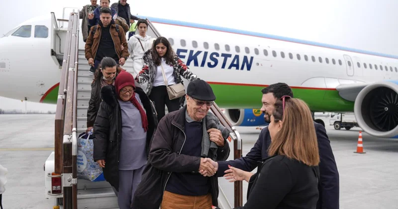 Hataylı depremzedeler Mirziyoyev in davetiyle Özbekistan a gitti