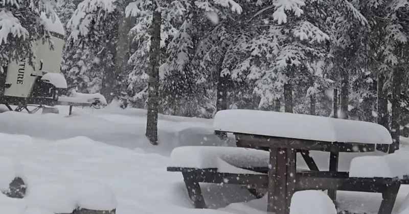 Yüksek kesimlerde kar kalınlığı 40 santimetreye ulaştı