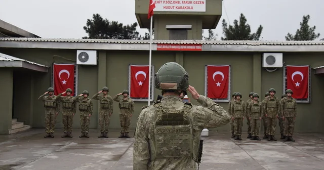 Sınırın sıfır noktasında görevli Hudut Kartalları nın bayram sevinci Mardin Haberleri