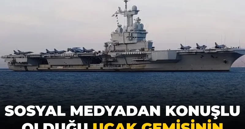 Fransız asker uçak gemisinin yerini sosyal medyadan ifşa etti