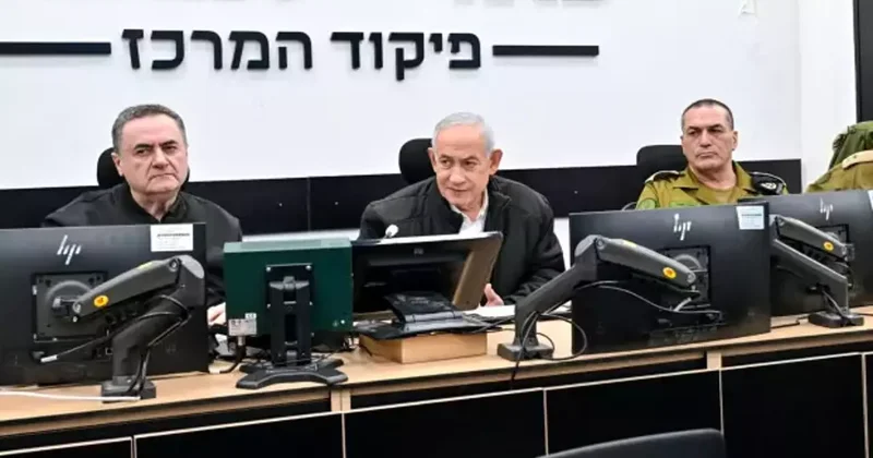 İsrail de kritik toplantı! Netanyahu nun yeni görüntüleri servis edildi! Yine gündem oldu