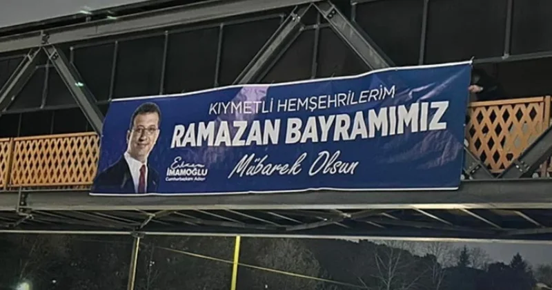 Bayramda da boş durmadılar! İmamoğlu nun o afişlerini söktüler Sözcü Gazetesi