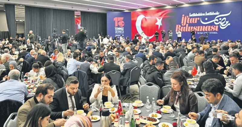 Şehit aileleri ve gaziler iftarda buluştu