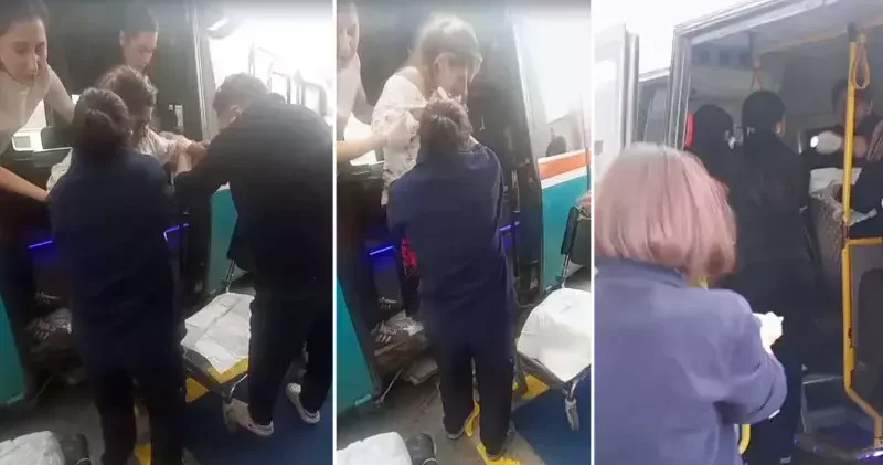 İzmir de şehir içi dolmuşta doğum yaptı; anne ve kız bebeğin durumu iyi