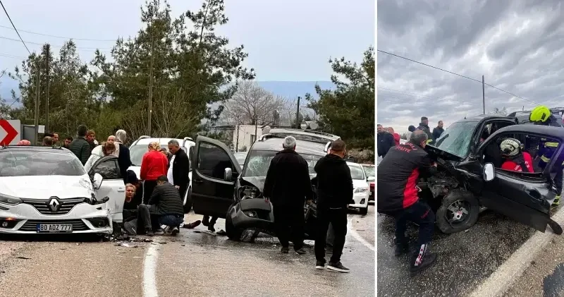 Hafif ticari araçla otomobil çarpıştı: 1 ölü 3 yaralı Aktüel Haberleri