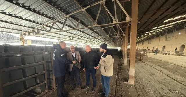 Tuğla fabrikasında üretim süreci incelendi Bayburt Haberleri