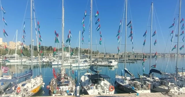 Denizlili gönüllü Salih Tekin Sumud Filosuna katılmak için İtalya da Denizli Haberleri