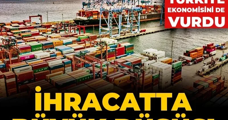 İhracatta büyük düşüş! Savaş Türkiye ekonomisini de vurdu