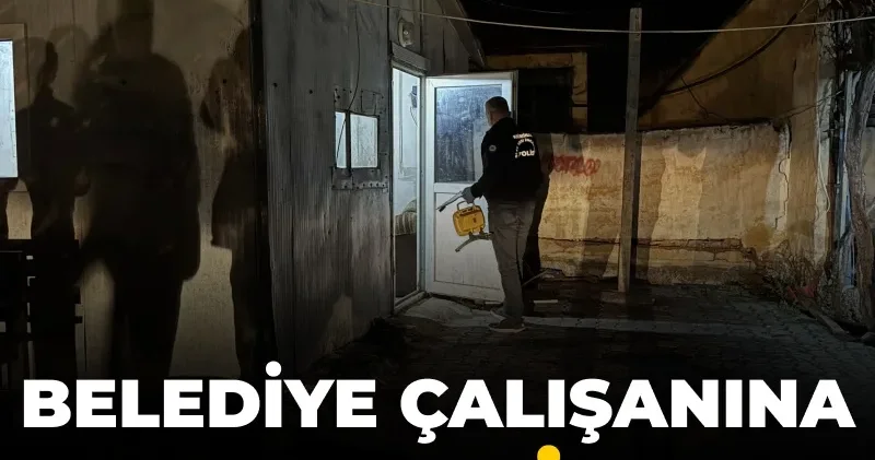 Belediye çalışanına kanlı suikast