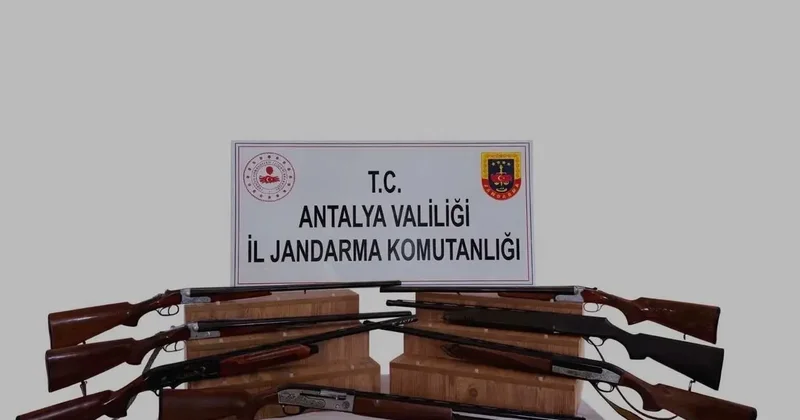 Kaş’ta ruhsatsız av tüfeği operasyonu