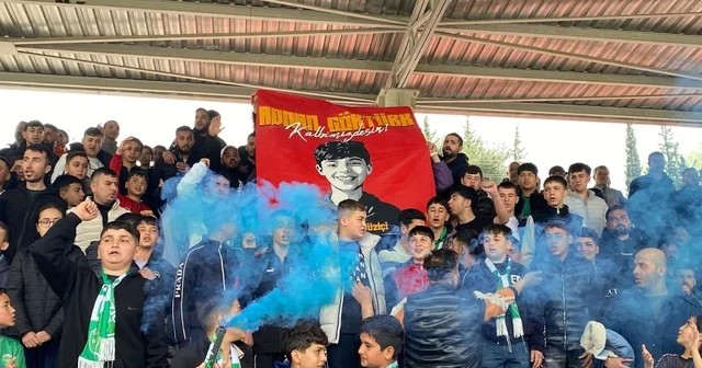 Osmaniye de play off maçında Adnan Göktürk Yeşil unutulmadı Osmaniye Haberleri