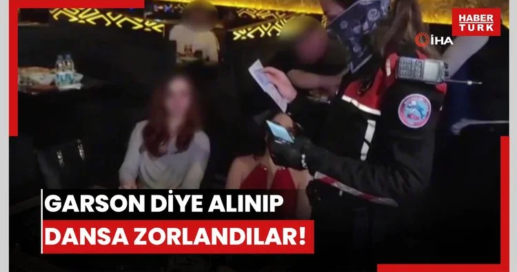 Garson diye alıp direk dansı yaptırıldılar! Yabancı kadınlara iş tuzağı!
