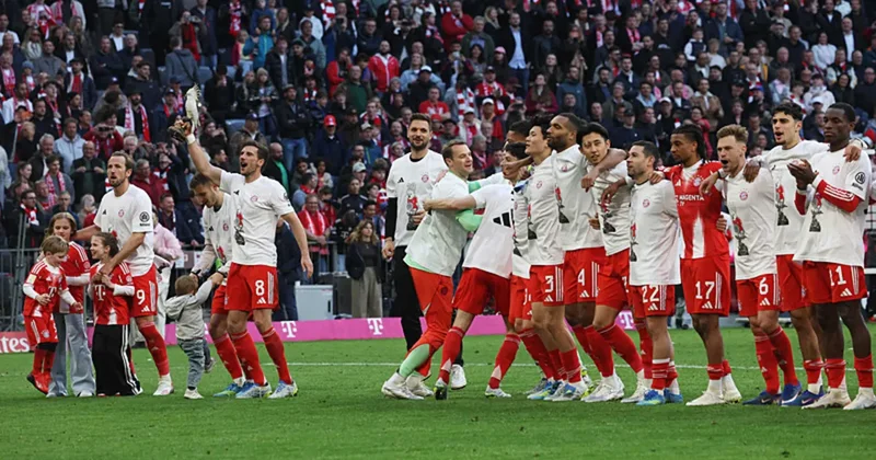 5 büyük ligde şampiyon olan ilk takım Bayern Münih oldu!