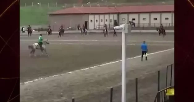 Uşak ta atlı cirit turnuvasındaki feci kazadaki at telef oldu sporcu ağır yaralandı