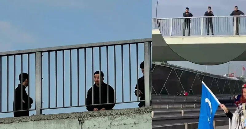 İstanbul da maraton esnasında Çinlilerden şüphe uyandıran hareketler