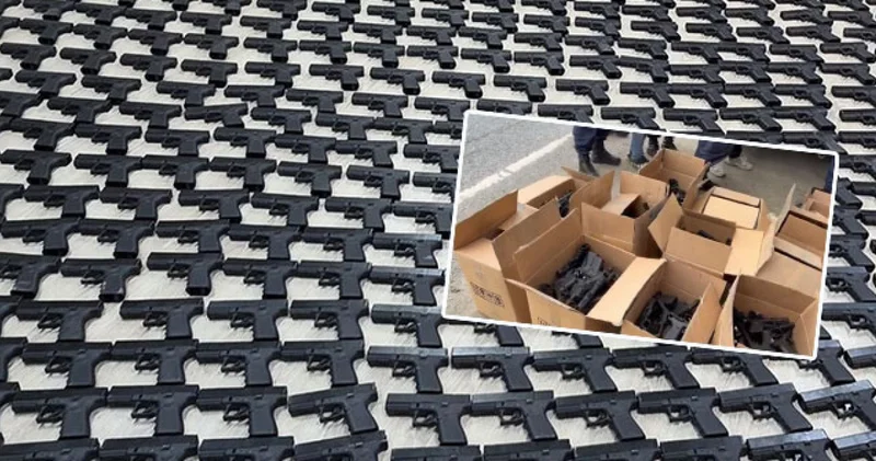 SON DAKİKA: Kamyonette 1021 tabanca... Bu silahlar kime gidiyordu Son dakika haberleri