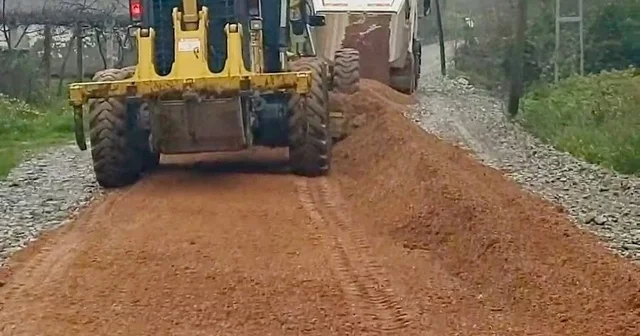 Gerze grup yolları modernize ediliyor Sinop Haberleri