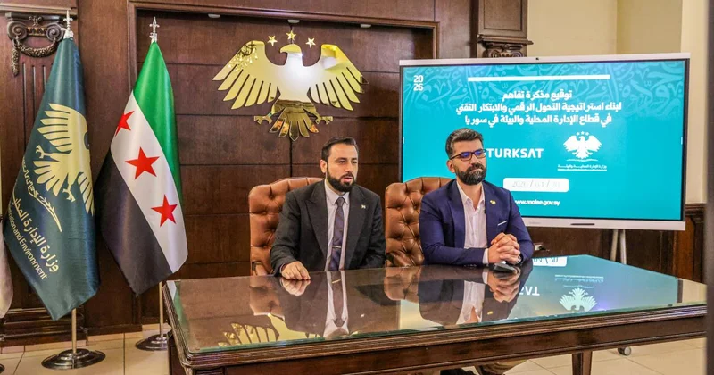Suriye ile Türksat arasında tapu ve kadastro odaklı dijital dönüşüm mutabakatı imzalandı