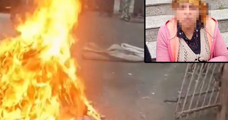 Geliniyle basılan adam oğlunu bıçakladı: Karısı eşyalarını sokağa atıp yaktı