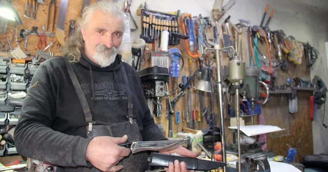 40 yaşında çırak oldu, Giresun un bıçak mirasını yaşatıyor Yaptıkları her bıçağın ayrı hikayesi var Giresun Haberleri