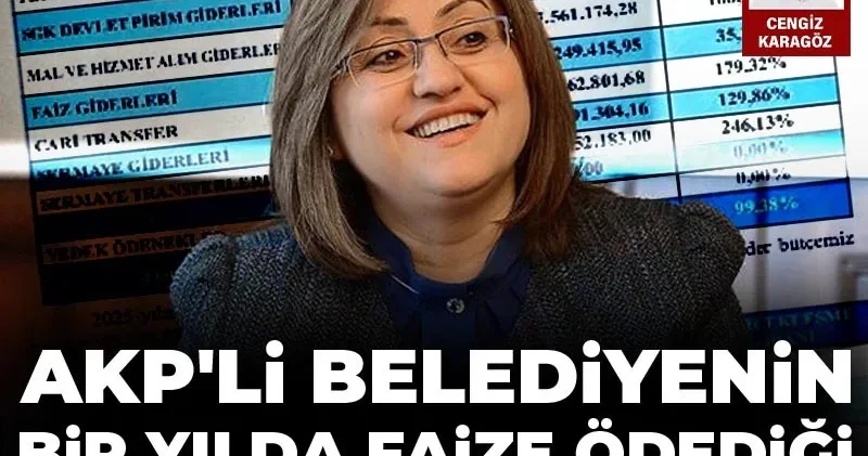 AKP li belediyenin bir yılda faize ödediği para yok artık dedirtti!