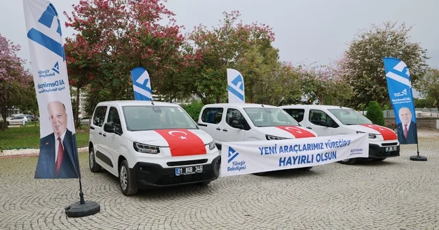 Yüreğir Belediyesi, filosuna 3 yeni araç ekledi Adana Haberleri