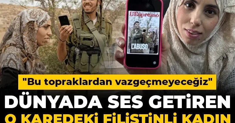 Dünyada ses getiren o karedeki Filistinli kadın ilk defa konuştu! Bu topraklardan vazgeçmeyeceğiz