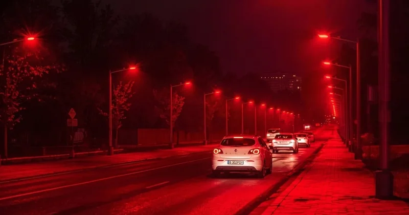 Sokak lambalarında kırmızı renk dönemi başladı Sözcü Gazetesi